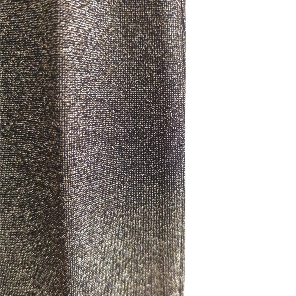 Reformation 'Rahm' Ruched Puff Sleeve Dress in Bronze Sparkle Size XS - Picture 8 of 13